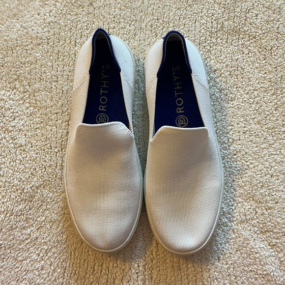 Rothy’s THE ORIGINAL Slip on Sneakers in Bright White - Picture 2 of 3